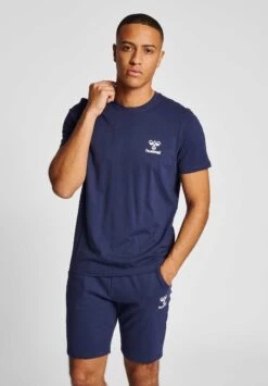 Hummel Hmlicons- T-Shirt Print - Peacoat