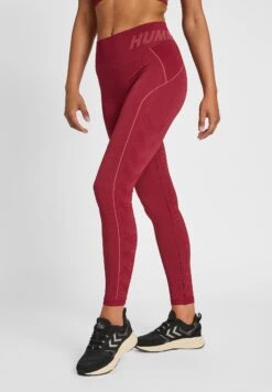 Hummel Christel Seamless Mw Tights - Legging - Cabernet Apple Butter Melange