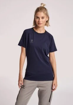 Hummel Cima Xk- T-Shirt Print - Marine